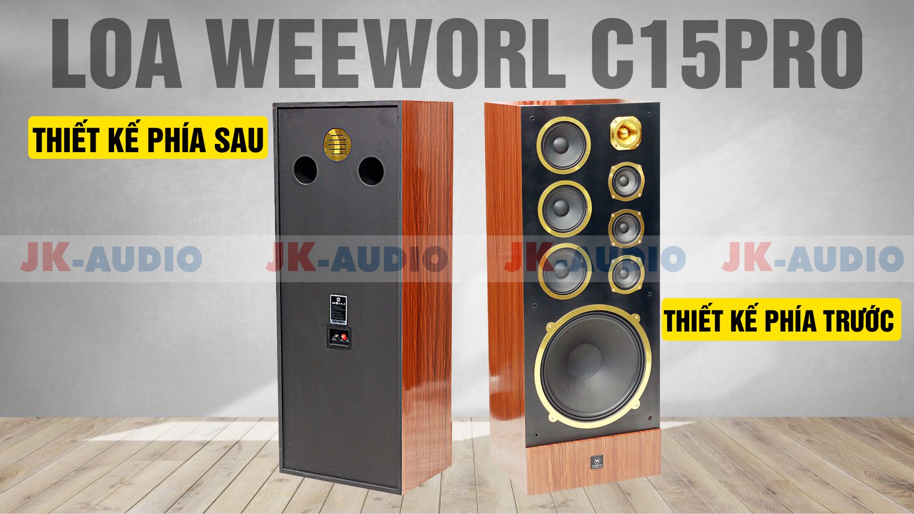 Loa Weeworld C15 Pro - bass 40 cực khủng