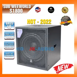 Loa Sub Weeworld S1800 - Bản mới
