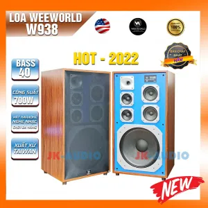 Loa Weeworld 938 Bass 40-Bản mới 2022