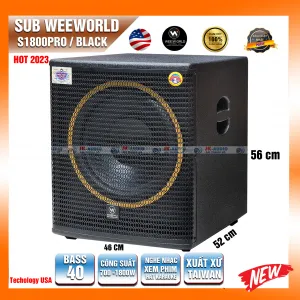 Loa sub Weeworld S1800 - Black