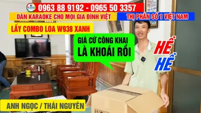 Lắp đặt giàn Karaoke cho anh Nguyễn - Loa Full VA12